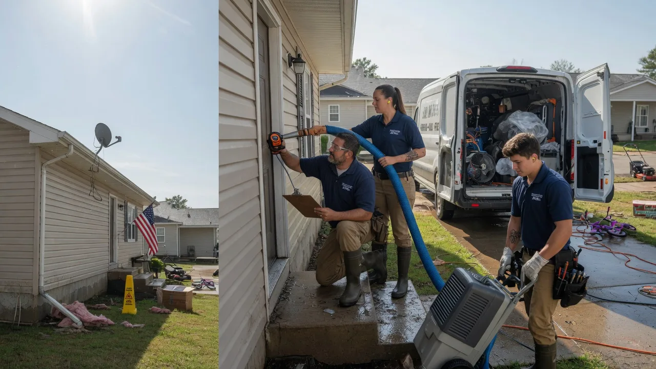 Ceiling Water Damage Restoration in Rome, OH near me